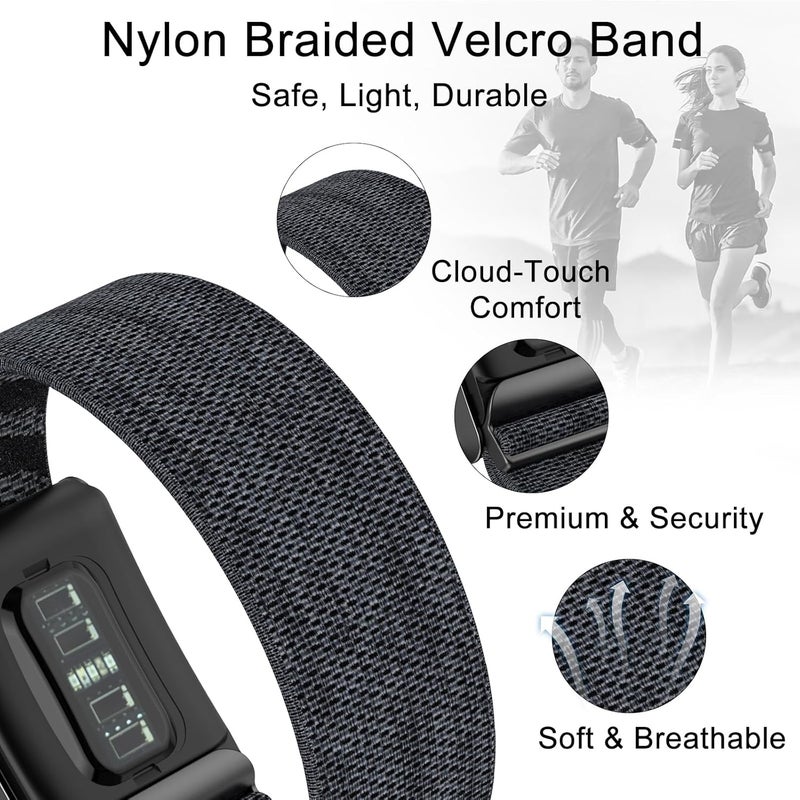 surundo Nylon Sport Band Compatible with Whoop Band 4.0 Strap Men Women with Bumper Case, Breathable Nylon Adjustable Waterproof Replacement Wristbands Straps for Whoop 4.0 - Image 2